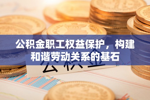 市中区公积金职工权益保护，构建和谐劳动关系的基石