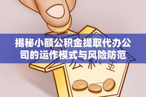 市中区揭秘小额公积金提取代办公司的运作模式与风险防范