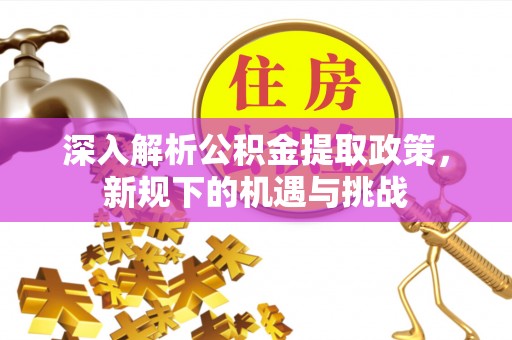 市中区深入解析公积金提取政策，新规下的机遇与挑战