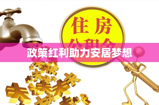 市中区政策红利助力安居梦想