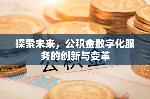 市中区探索未来，公积金数字化服务的创新与变革