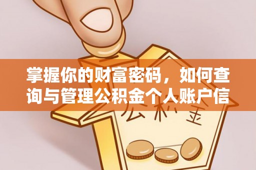 市中区掌握你的财富密码，如何查询与管理公积金个人账户信息