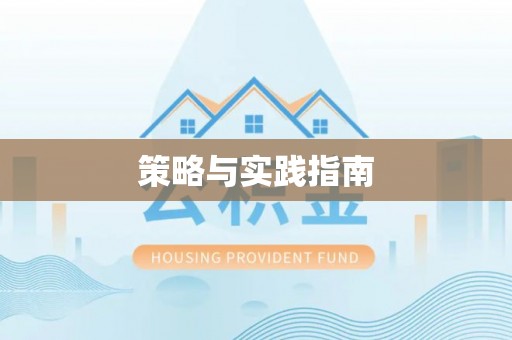 市中区策略与实践指南