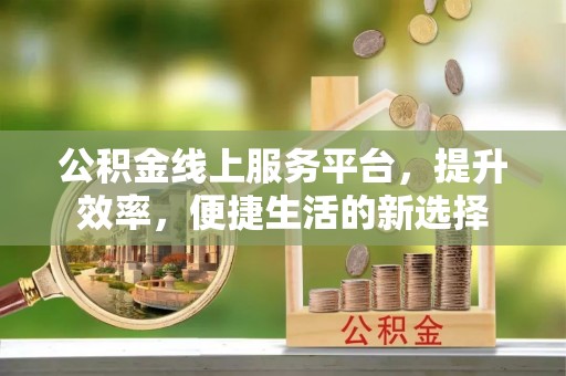 市中区公积金线上服务平台，提升效率，便捷生活的新选择
