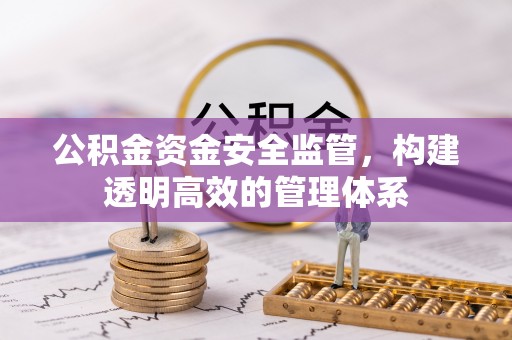 市中区公积金资金安全监管，构建透明高效的管理体系