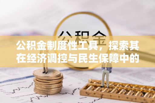 市中区公积金制度性工具，探索其在经济调控与民生保障中的重要作用