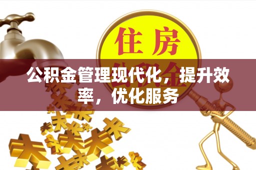 市中区公积金管理现代化，提升效率，优化服务