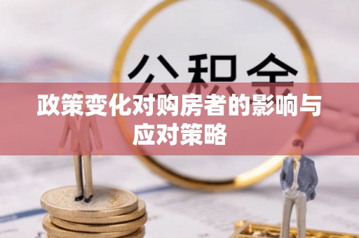 市中区政策变化对购房者的影响与应对策略