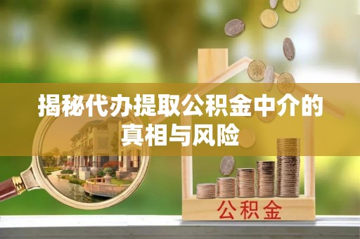 市中区揭秘代办提取公积金中介的真相与风险