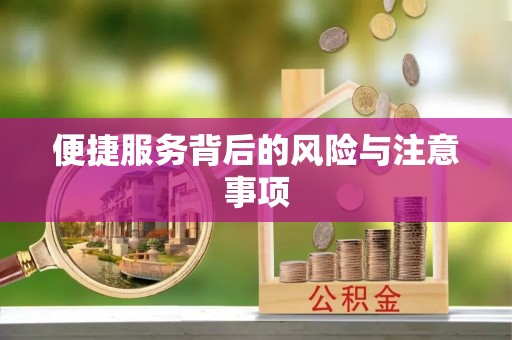 市中区便捷服务背后的风险与注意事项