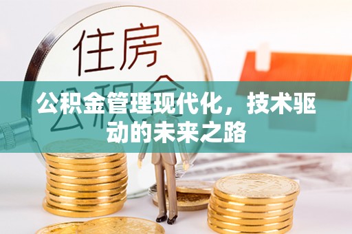 市中区公积金管理现代化，技术驱动的未来之路
